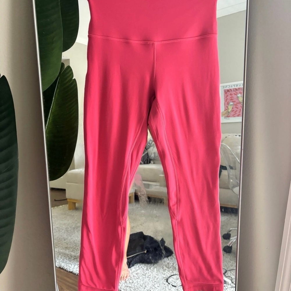 Lululemon Pink High-Waisted Align Leggings